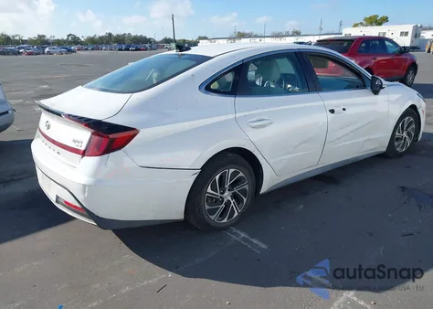 2021 Hyundai Sonata Blue from USA, damaged, VIN KMHL24JJ8MA031465